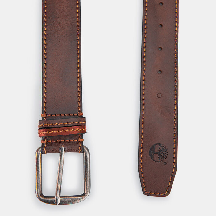 Men's Contrast Stitch Belt Men's Contrast Stitch Belt image number 1