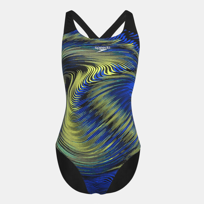 Women's Placement Powerback Swimsuit Women's Placement Powerback Swimsuit image number 0