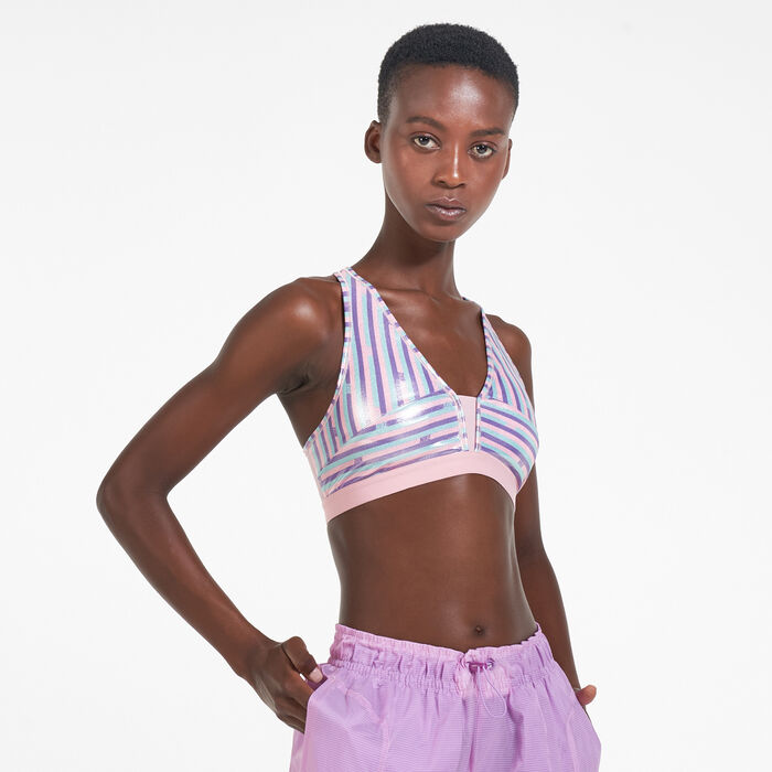 Women's Indy Shimmer Stripe Sports Bra Women's Indy Shimmer Stripe Sports Bra image number 0
