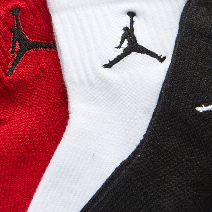 Jumpman Quarter Socks (3-Pack) Jumpman Quarter Socks (3-Pack) image number 1