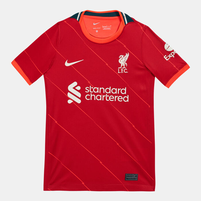 Kids' Liverpool F.C. 2021/22 Stadium Home Football Jersey Kids' Liverpool F.C. 2021/22 Stadium Home Football Jersey image number 0