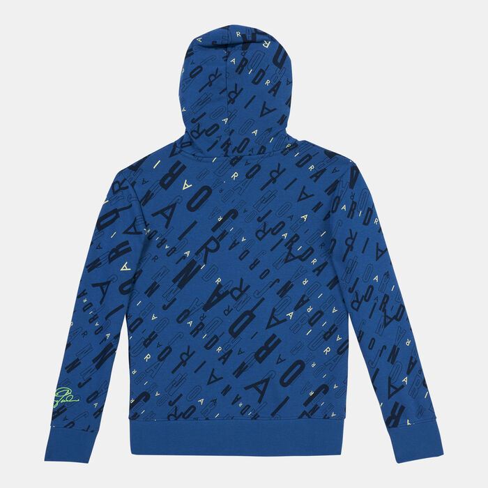 Kids' Essentials Hybrid French Terry Hoodie Kids' Essentials Hybrid French Terry Hoodie image number 1