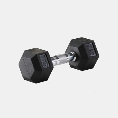 Hex Rubber Dumbbell (7kg) Hex Rubber Dumbbell (7kg)