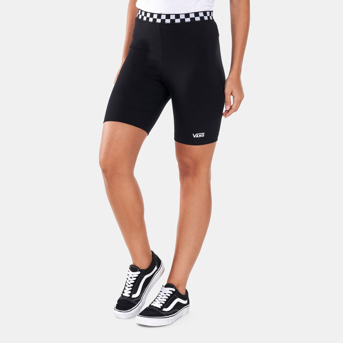 Women's Checkerboard Legging Shorts image number 0