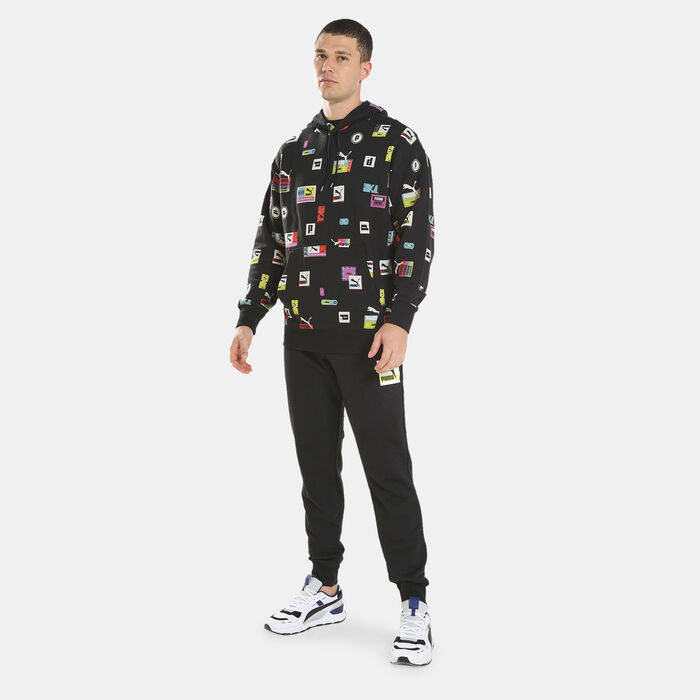 Men's Brand Love All-Over-Print TR Hoodie Men's Brand Love All-Over-Print TR Hoodie image number 2