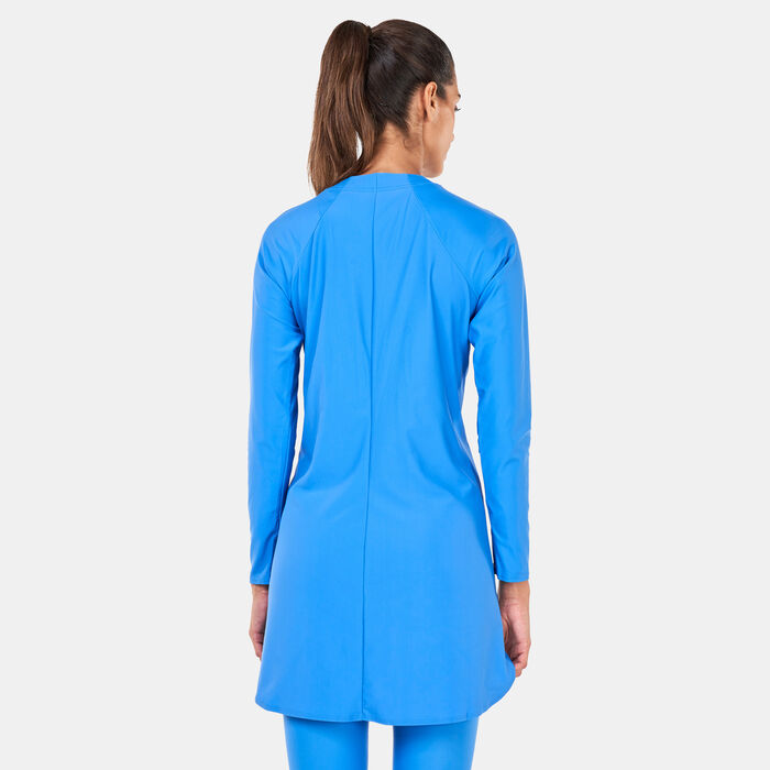 Women's Victory Full-Coverage Solid Swimming Tunic Women's Victory Full-Coverage Solid Swimming Tunic image number 1