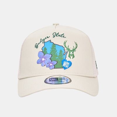 Men's NBA Milwaukee Bucks Logo Trucker Cap