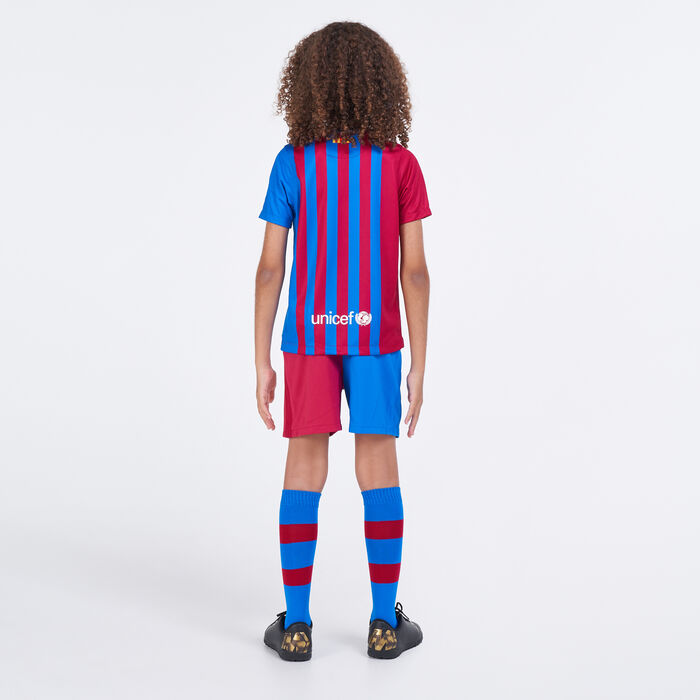 Kids' F.C. Barcelona Home Football Kit Kids' F.C. Barcelona Home Football Kit image number 1