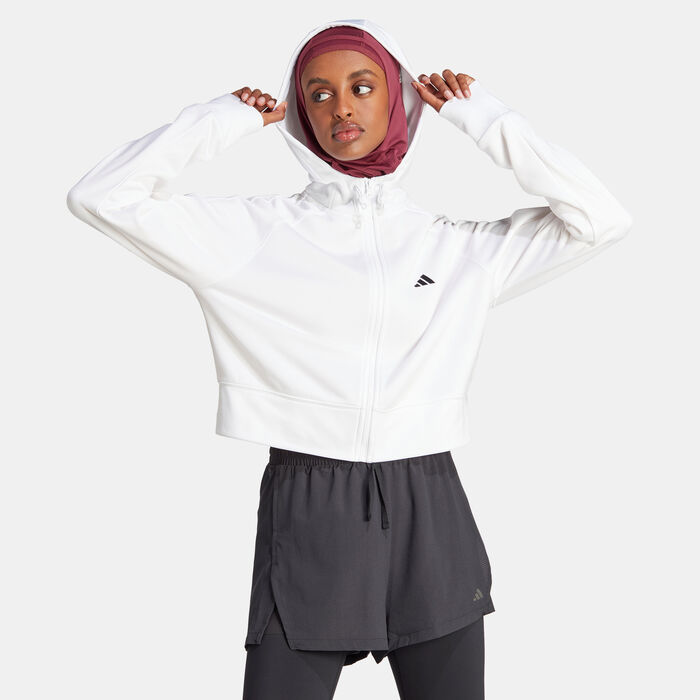 Women's Game and Go Fleece Full-Zip Training Hoodie Women's Game and Go Fleece Full-Zip Training Hoodie image number 0