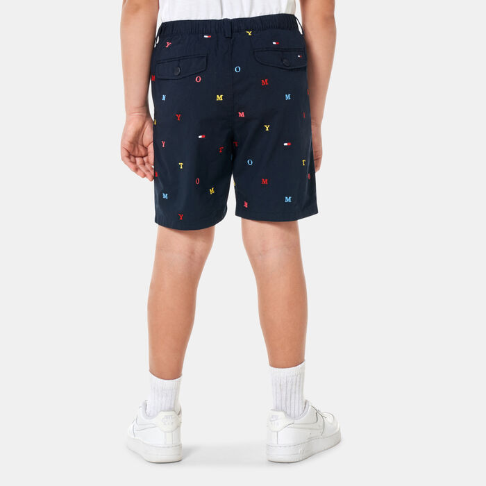 Kids' Letter Embroidery Chino Shorts (Older Kids) Kids' Letter Embroidery Chino Shorts (Older Kids) image number 1