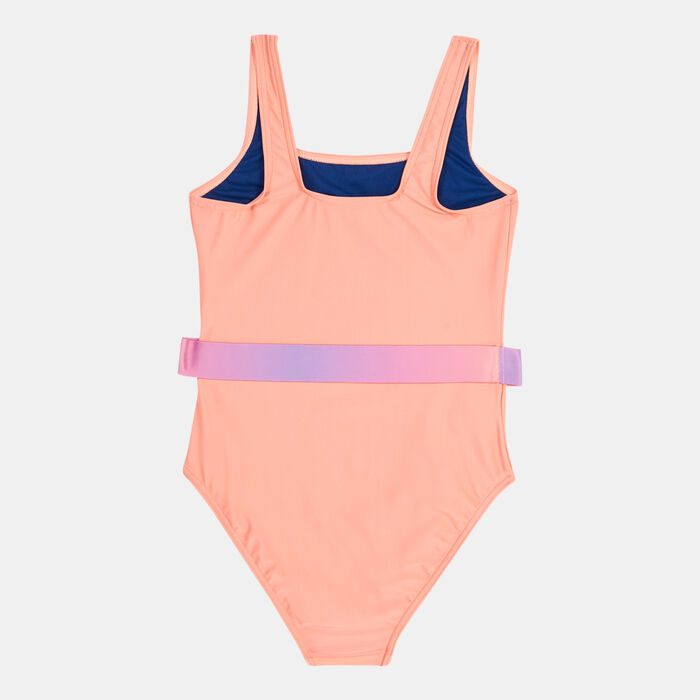 Kids' Contrast Belt Swimsuit Kids' Contrast Belt Swimsuit image number 1