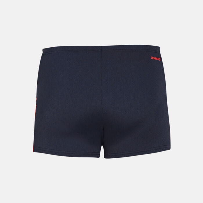 Men's Boom Logo Splice Swimming Shorts Men's Boom Logo Splice Swimming Shorts image number 1