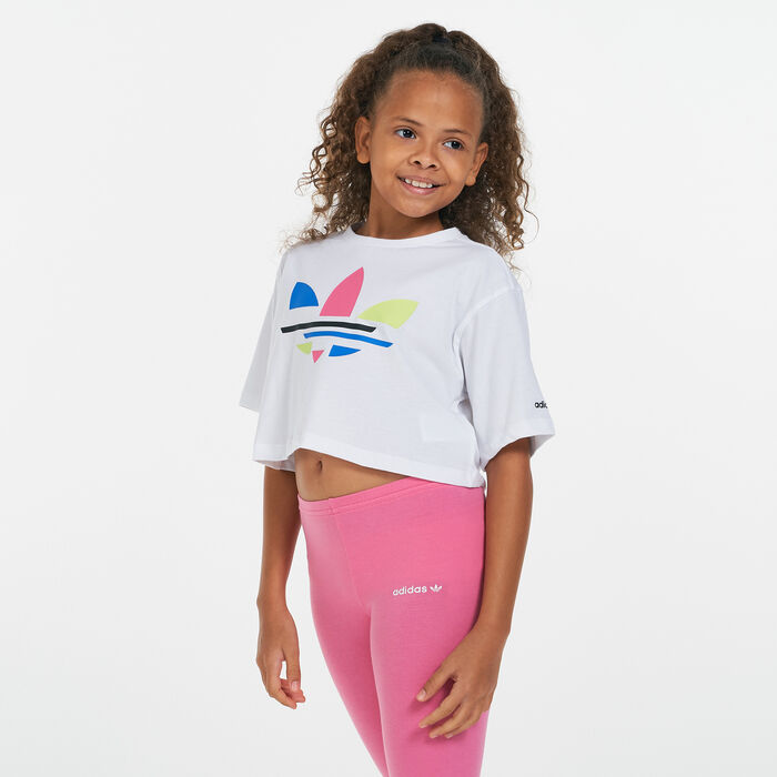 Kids' Adicolor Crop Top Kids' Adicolor Crop Top image number 0