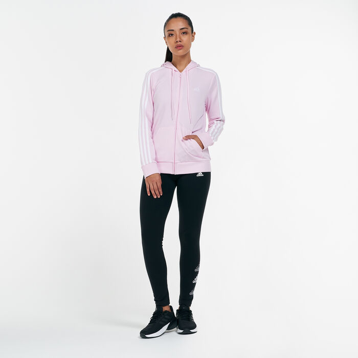 Women's Essentials 3-Stripes Hoodie Women's Essentials 3-Stripes Hoodie image number 2