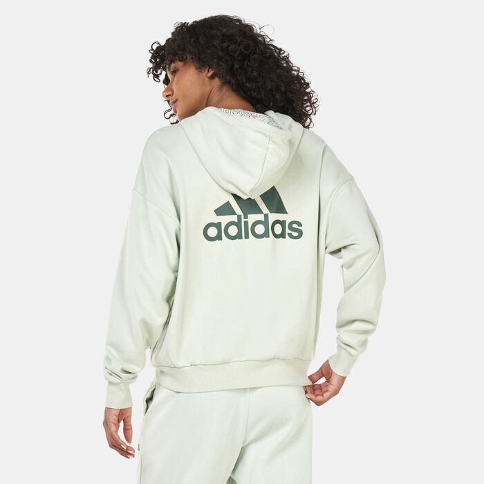 Women's Essentials Logo Full-Zip Hoodie Women's Essentials Logo Full-Zip Hoodie image number 1