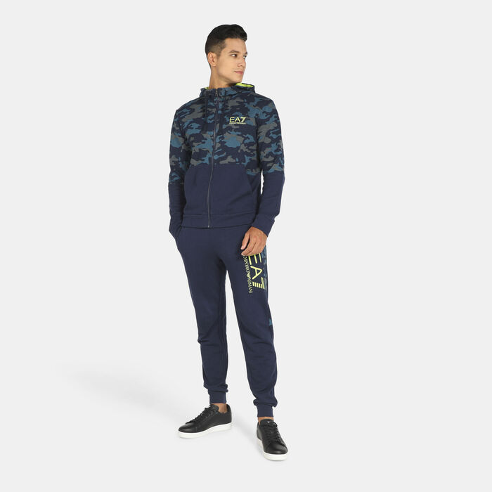 Men's Camo Print Zip Hoodie image number 2