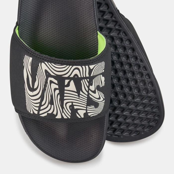 Trippy Grain LA Costa Unisex Slides Trippy Grain LA Costa Unisex Slides image number 2
