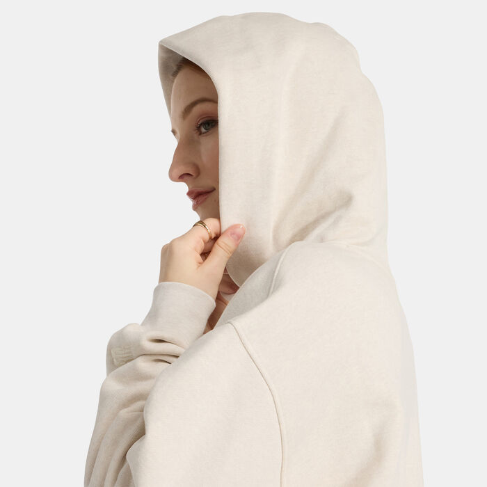 Women's Embossed Graphic Fleece Hoodie Women's Embossed Graphic Fleece Hoodie image number 4