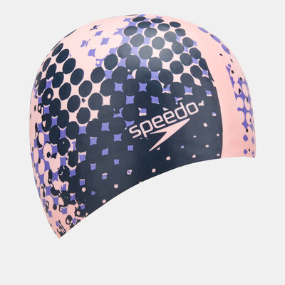 Long Hair Printed Swimming Cap Long Hair Printed Swimming Cap