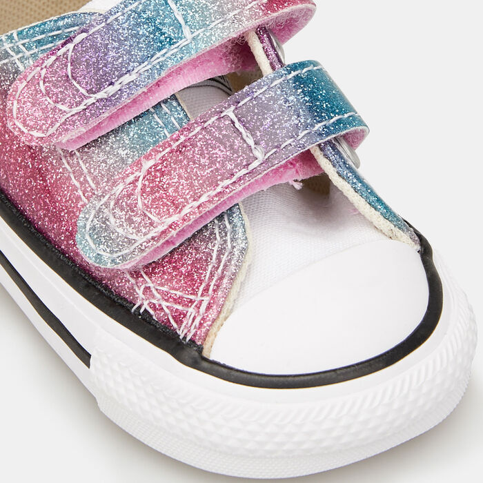 Kids' Chuck Taylor All Star Easy-On Glitter Drip Unisex Shoe image number 4