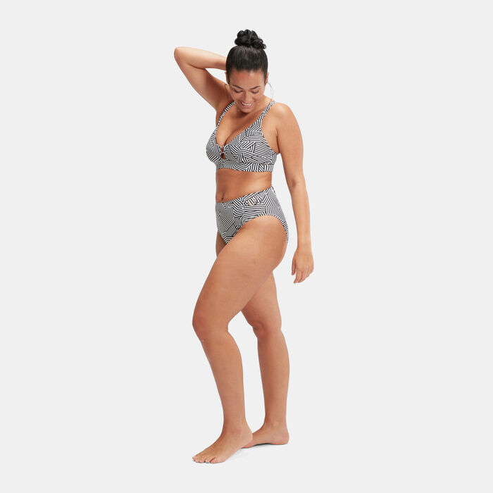 Women's Shaping Printed Swimming Briefs Women's Shaping Printed Swimming Briefs image number 2