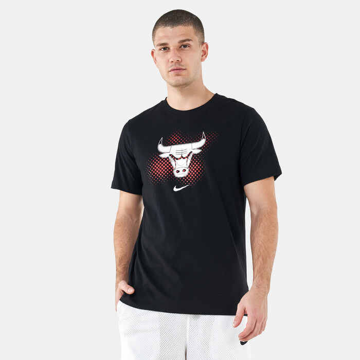 Men's NBA Dri-FIT Chicago Bulls Logo T-Shirt Men's NBA Dri-FIT Chicago Bulls Logo T-Shirt image number 0