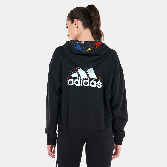 Women's Essentials Logo Full-Zip Hoodie Women's Essentials Logo Full-Zip Hoodie image number 1