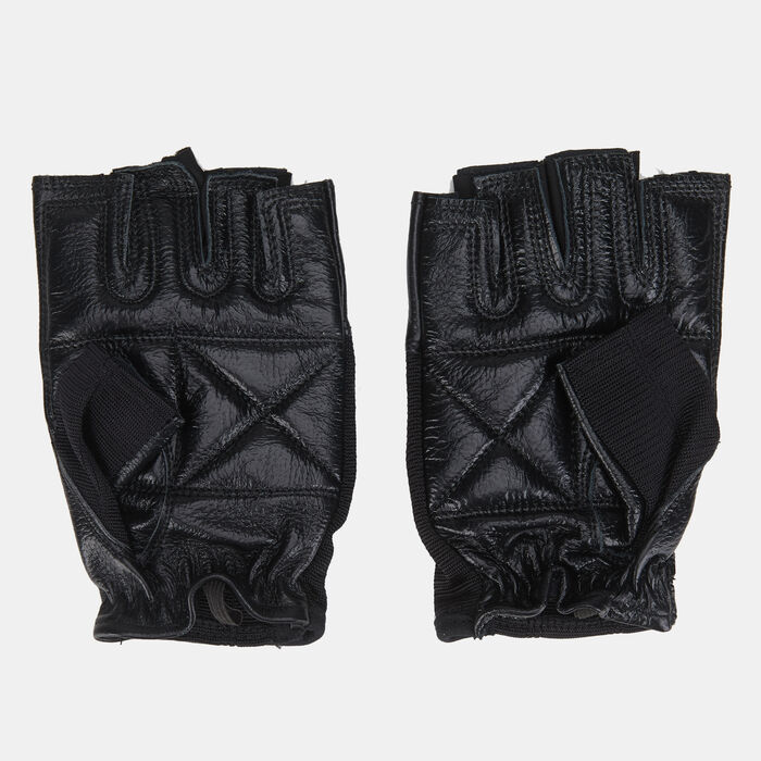 Spandex Leather Fitness Gloves image number 1
