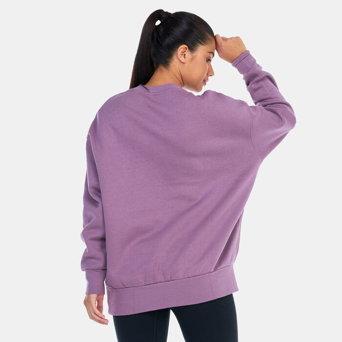 Women's UA Essential Fleece Sweatshirt Women's UA Essential Fleece Sweatshirt image number 1