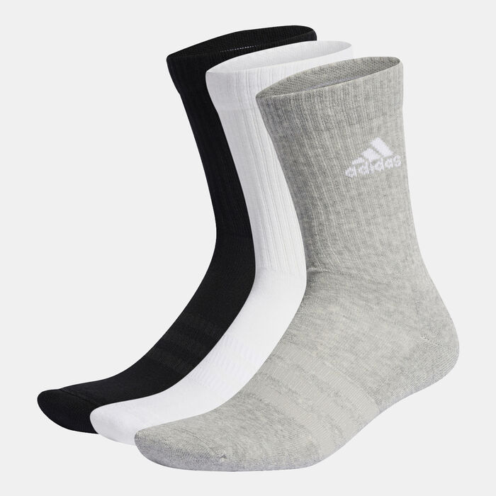 Men's Cushioned Crew Socks (3 Pack) Men's Cushioned Crew Socks (3 Pack) image number 0