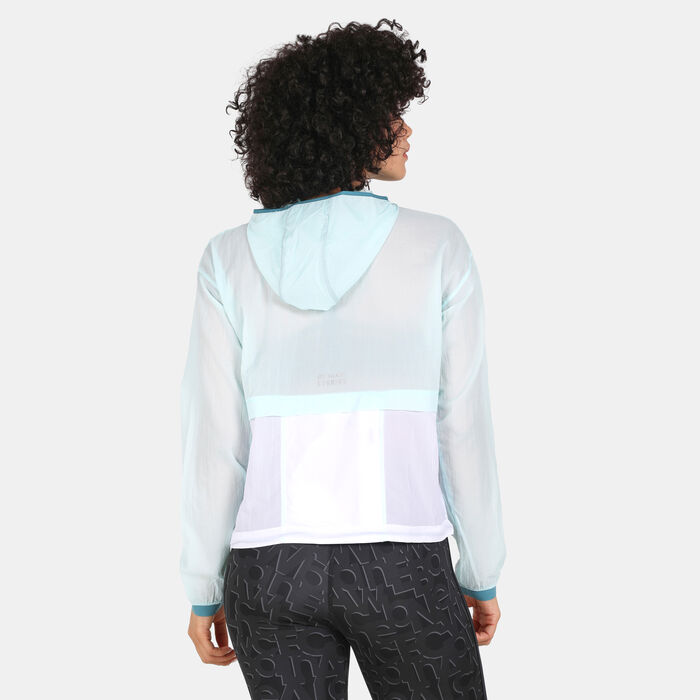 Women's Printed Impact Run Light Pack Jacket Women's Printed Impact Run Light Pack Jacket image number 1