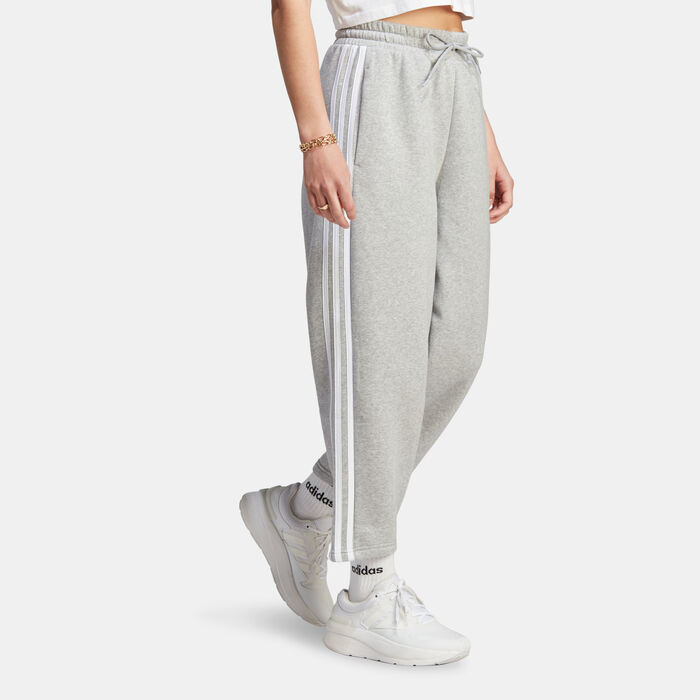 Women's Essentials 3-Stripes Open-Hem Pants Women's Essentials 3-Stripes Open-Hem Pants image number 2