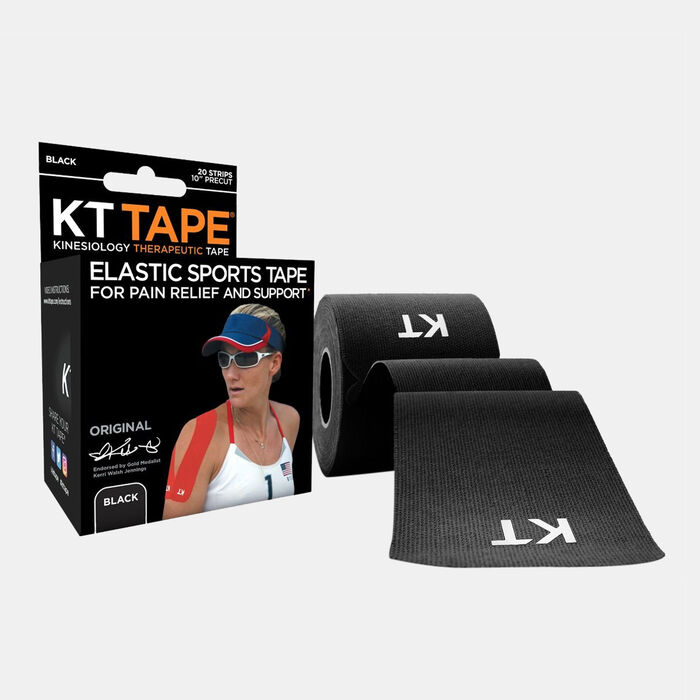 Pre-Cut Elastic Sports Tape Strips (20 Strips) Pre-Cut Elastic Sports Tape Strips (20 Strips) image number 0