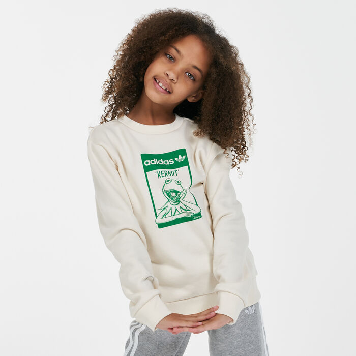 Kids' X Disney Kermit Sweatshirt Kids' X Disney Kermit Sweatshirt image number 0