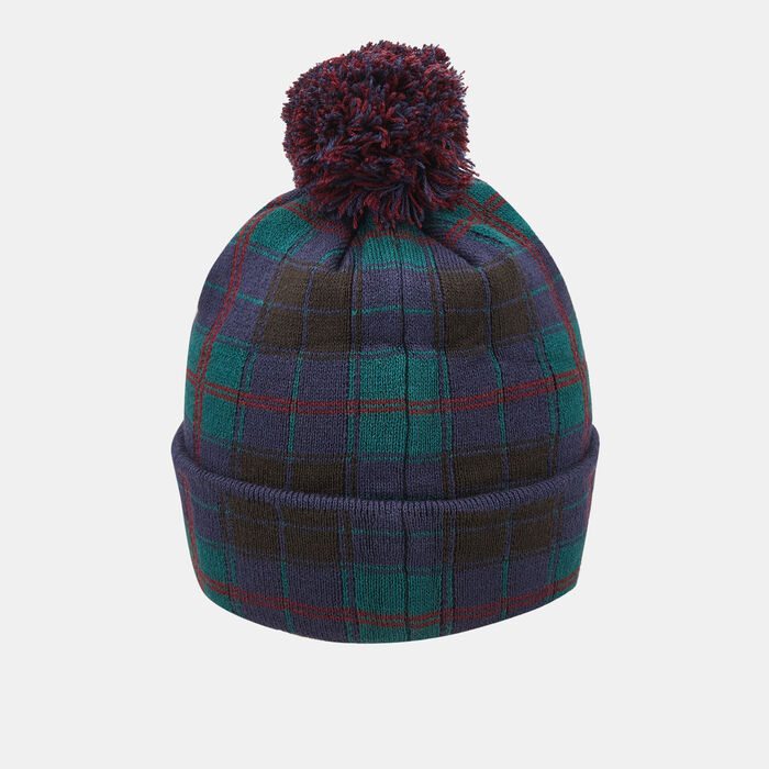 Kids' Plaid Pom Beanie Kids' Plaid Pom Beanie image number 1