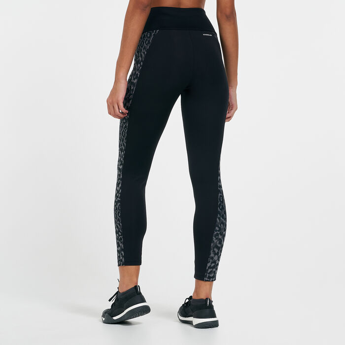 Women's AEROREADY Designed 2 Move Leopard Print Leggings Women's AEROREADY Designed 2 Move Leopard Print Leggings image number 1