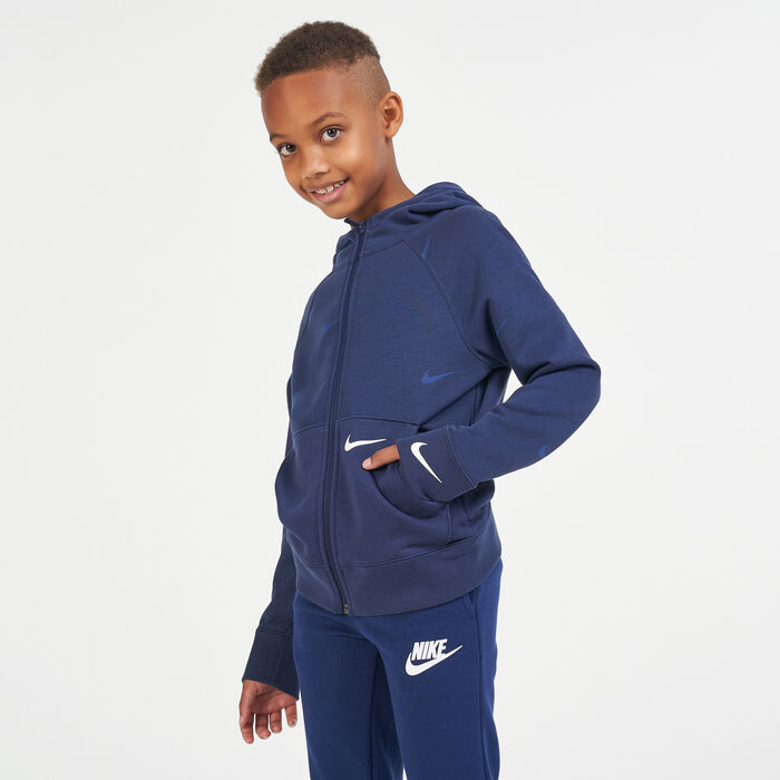 Kids' Swoosh Fleece Jacket image number 0