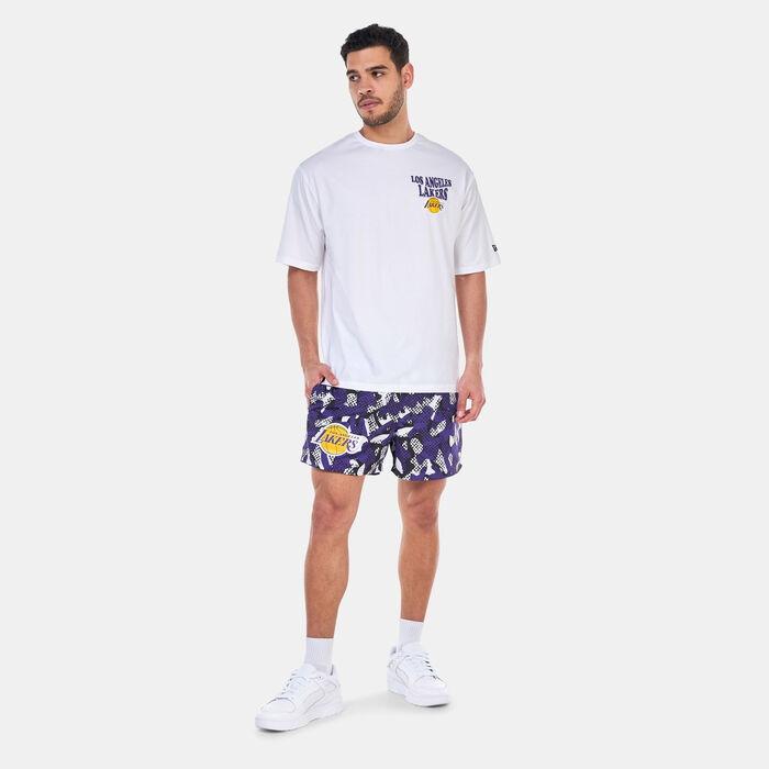 Men's NBA Los Angeles Lakers All Over Print Shorts Men's NBA Los Angeles Lakers All Over Print Shorts image number 2