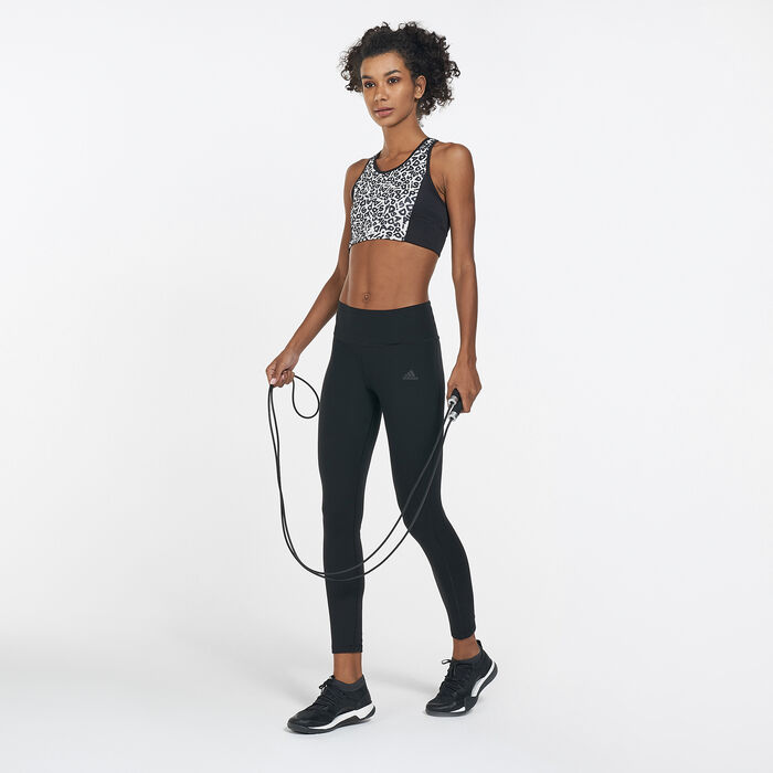 Women's FARM Rio AEROREADY 3-Stripes Print Sports Crop Top Women's FARM Rio AEROREADY 3-Stripes Print Sports Crop Top image number 2