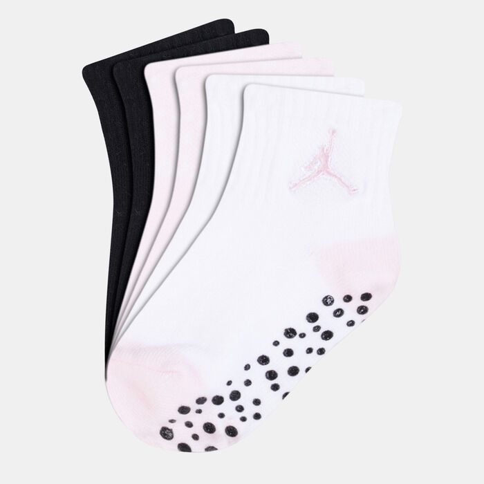 Kids' Cement Grip Quarter Grippy Socks - 3 Pack (Baby and Toddler) Kids' Cement Grip Quarter Grippy Socks - 3 Pack (Baby and Toddler) image number 0