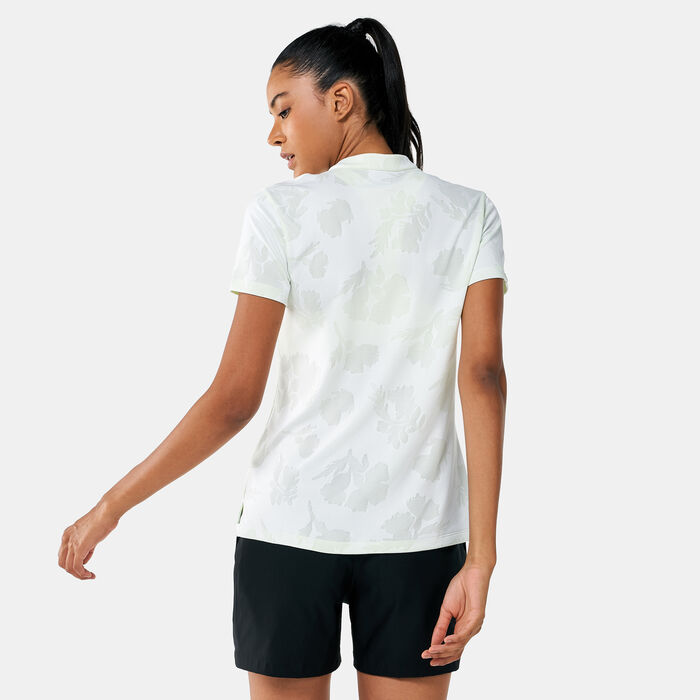 Women's Dri-FIT Victory Floral Polo Shirt image number 1