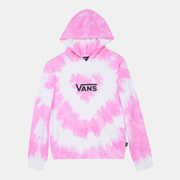 Women's Tie Dye Heart Hoodie image number 0