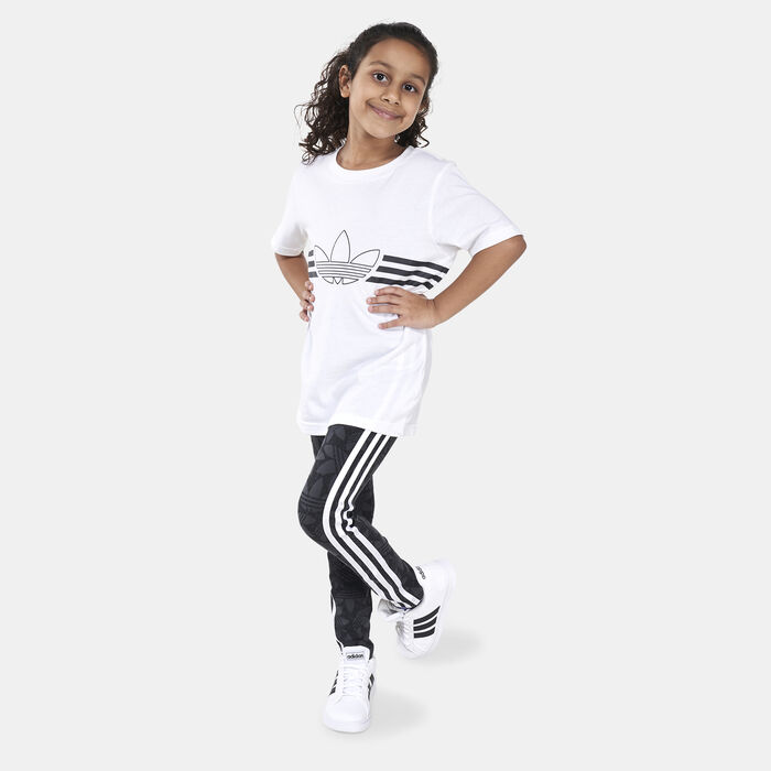 Kids' High-Waisted Allover Print Leggings Kids' High-Waisted Allover Print Leggings image number 2