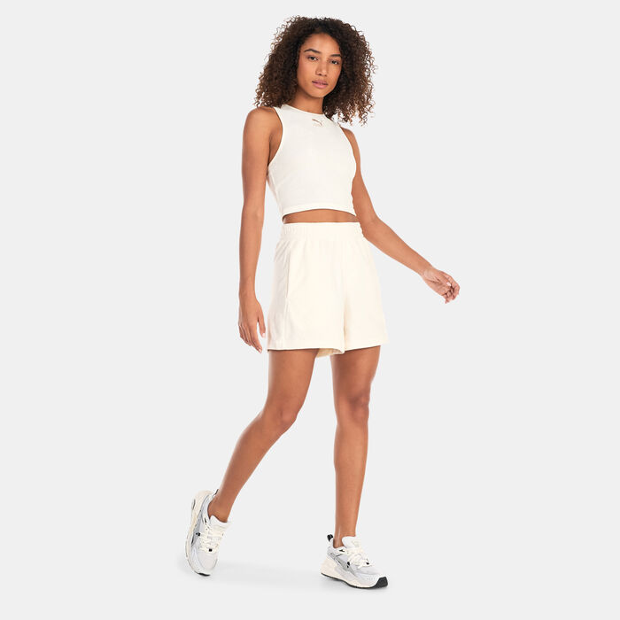 Women's Classics Towelling Crop Top Women's Classics Towelling Crop Top image number 2