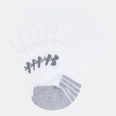 Kids' HeatGear® No-Show Socks (Older Kids) - 3 Pack