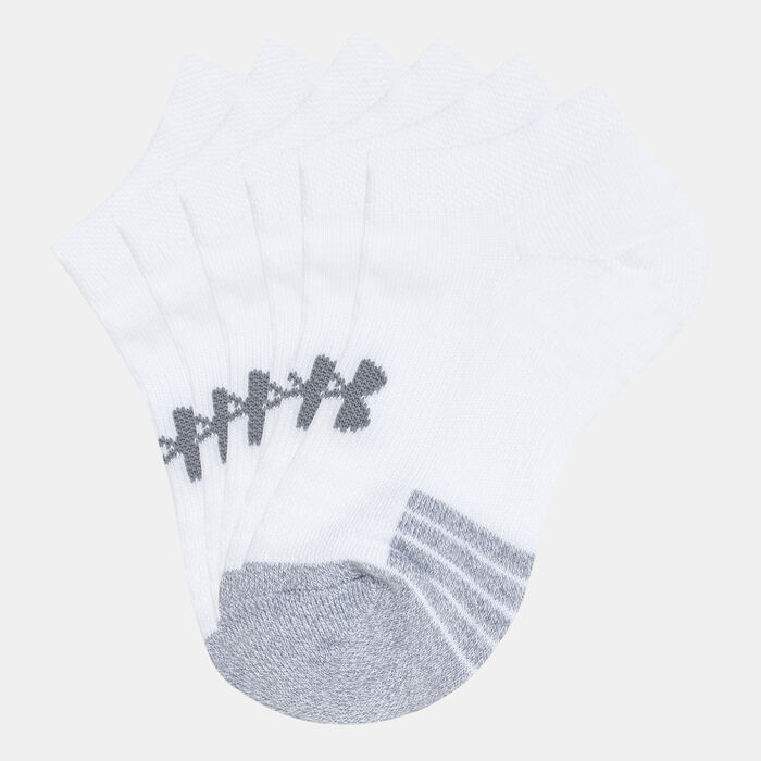 Kids' HeatGear® No-Show Socks (Older Kids) - 3 Pack image number 0