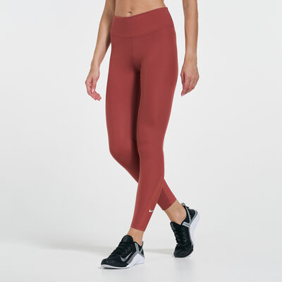 Women's One Mid-Rise 7/8 Mesh-Panelled Leggings