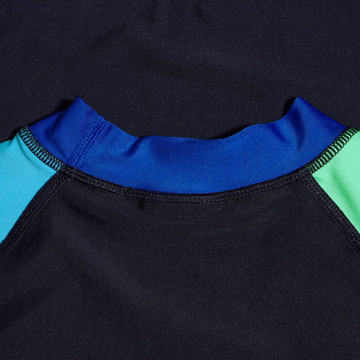 Kids' Colourblock Rashguard and Jammers Set Kids' Colourblock Rashguard and Jammers Set image number 4
