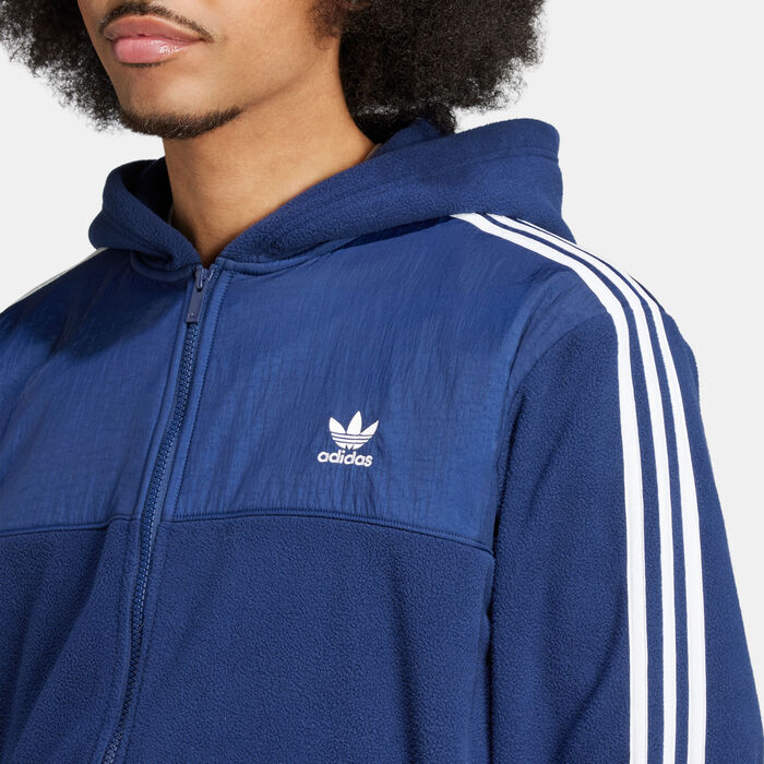 Men's Adicolor 3-Stripes Teddy Fleece Hoodie Men's Adicolor 3-Stripes Teddy Fleece Hoodie image number 3