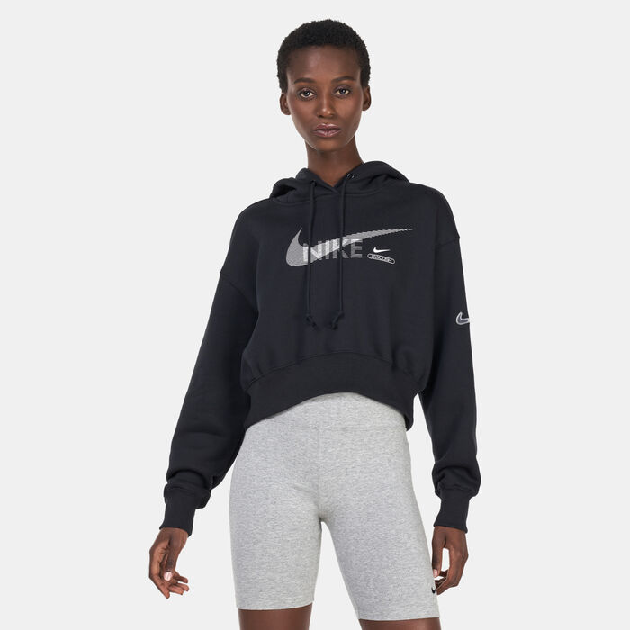 Women's Sportswear Swoosh Fleece Hoodie Women's Sportswear Swoosh Fleece Hoodie image number 0